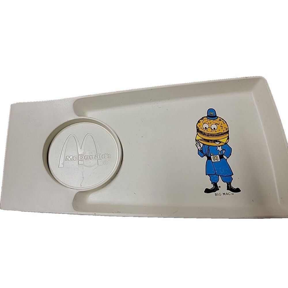 Vtg retro 1970’s children's Happy Meal‎ Serving Tray Officer Big Mac Kids
